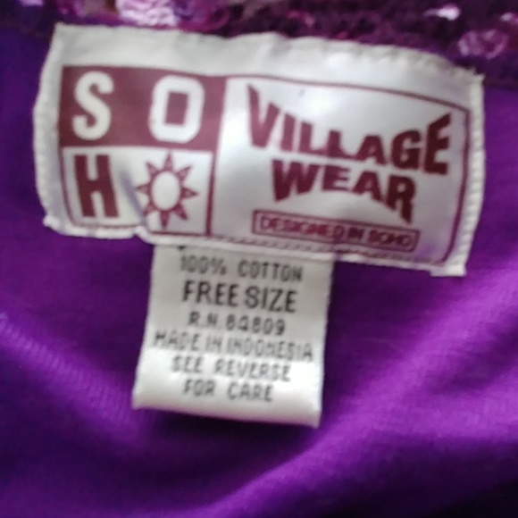 2 Pc Purple Knit Skirt and Halter - Picture 7 of 7